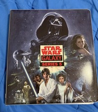 Star Wars Galaxy Set 5 Topps 2010 - Binder, 2 Promo, Base, Etched Foil Complete