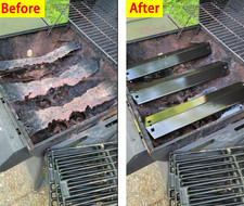 3-Pack Porcelain Steel Heat Plates Replace for Chargriller, King Griller Grill
