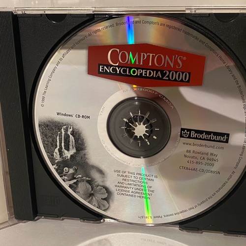 Compton's Encyclopedia 2000 CD-ROM *BUY 2 GET 2 FREE* - Afbeelding 5 van 5