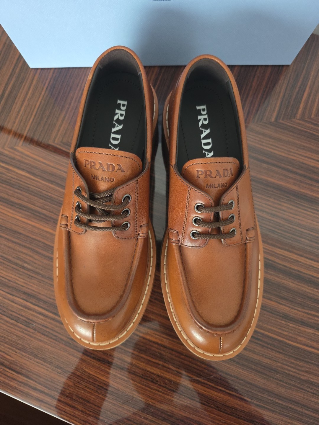 PRADA $1,250 NEW, Calzature Donna, Cognac, Euro 39.5 thumbnail 11