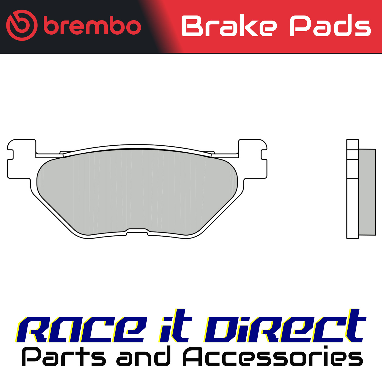 SP brake pad Fits Yamaha SCR 950 ABS 17-21 Brembo Sintered 07YA39SP Metal 1 Set - Image 13