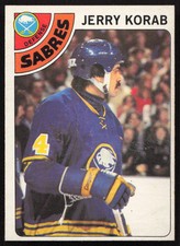 1978-79 O-Pee-Chee #231 Jerry Korab Buffalo Sabres NR-MINT PACK FRESH!