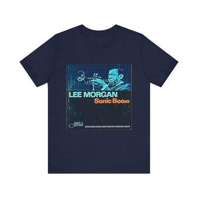 Lee Morgan Sonic Boom Jazz Short Sleeve Tee Shirt Graphic Print Crewneck Unisex