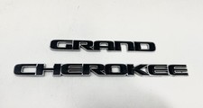 Genuine Oem 2017-2022 Jeep Grand Cherokee Black Door Badge Emblems Logo Genuine Oem 2017-2022 Jeep Grand Cherokee Black Door Badge Emblems Logo