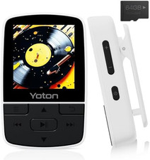 MP3 Player with Bluetooth 5.2, 64GB Storage, Mini Size, HiFi Music, with