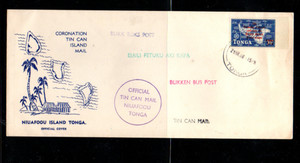 TIN CAN MAIL COVER--- 1968 POSTMARK--- READ DETAILS