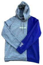 Nike Air Jordan Hoodie 1995 96 Legacy Jumpman Purple And Gray Size Large Mens