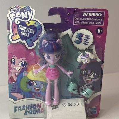 NIP My Little Pony Equestria Girls Fashion Squad Doll Twilight Sparkle  3'' Mini