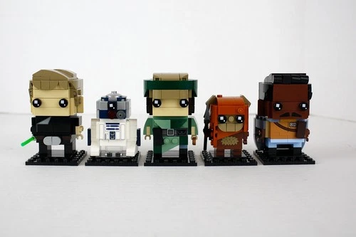 LEGO BRICKHEADZ: Battle of Endor Heroes (40623) USED/COMPLETE/NO BOX Star Wars