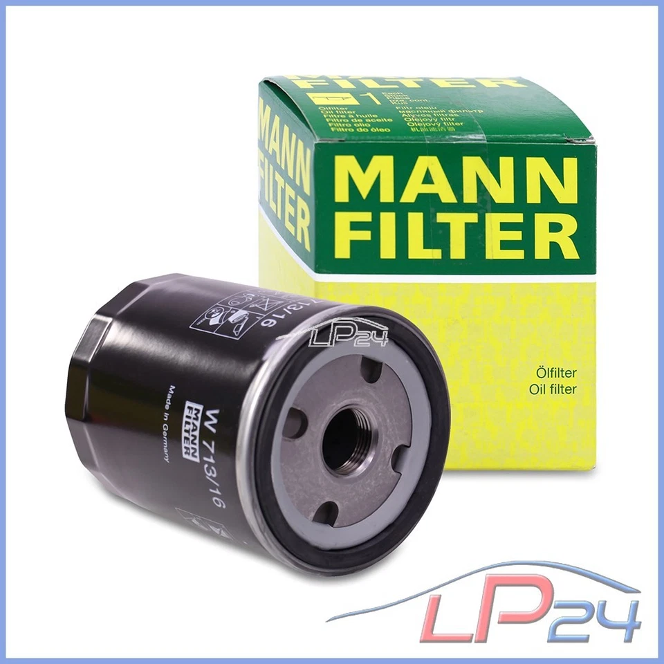 MANN-FILTER FILTRE À HUILE +BOUCHON DE VIDANGE POUR FIAT BRAVA 1.2-1.6 95-02 - Photo 2/4