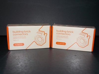 NEW Two 4-Packs Wonder Workshop Building Brick Connectors for Dash & Dot Robot