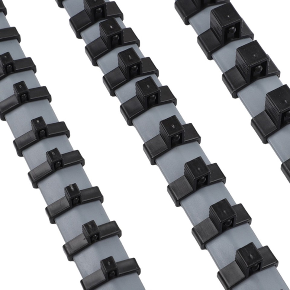 Pvc Socket Rack Plastic Socket Rack Set 6pcs for 1/4 3/8 1/2 Sockets Tool Holder ...