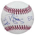 Darryl Strawberry Signed Major League Baseball w/ "86 WS Champs" "83 ROY" JSA