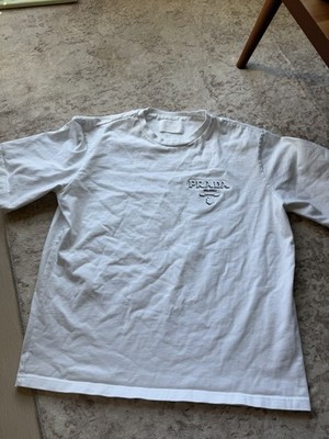 Prada Milano white T-shirt Sz L