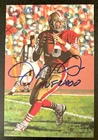 Joe Montana Signed/Inscr 2000 GLAC/Goal Line Art Card 49ers W/Player Hologram