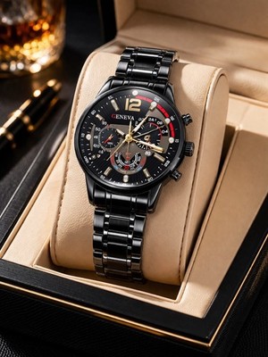 GENEVA Luxury Chronograph Watch