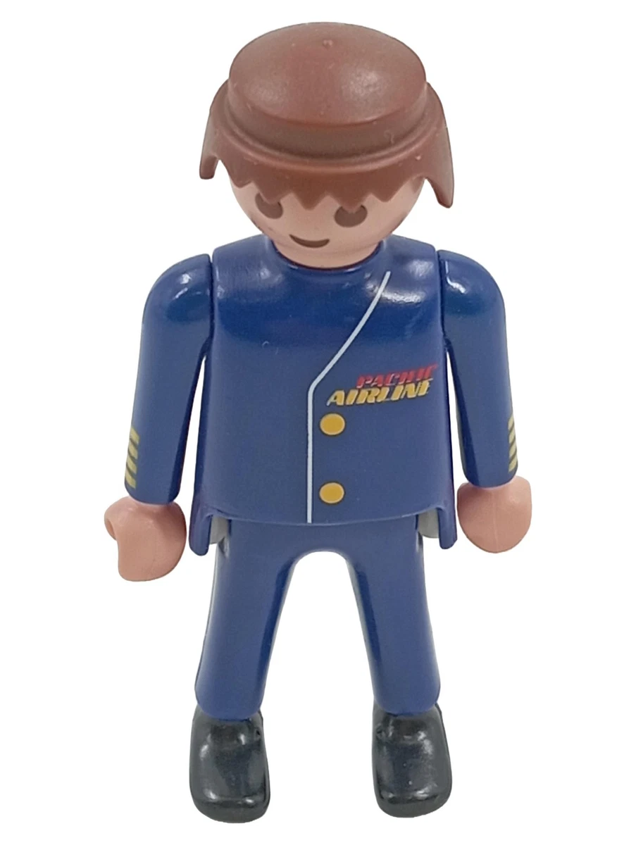 Avion Playmobil Pacific airlines + vacanciers avec borne d'enregistrement - Jeux & Jouets