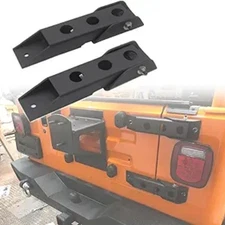 Hinge for Jeep Wrangler TJ 1996-2007, 2Pcs Steel Heavy Duty Tail Gate Reinforce