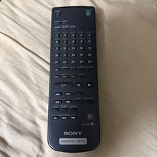 SONY Remote Control RM-D8M For MDS-S37 S38 MiniDisc Deck Player Tested Used JP