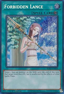 YuGiOh Forbidden Lance (V.3) RA02-EN058 Secret Rare Englisch Neu 1st