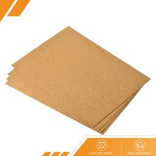 4pack Self-Adhesive A4 Size Cork Sheets 1mm Thick 8.3" x 11.8" Backing Sheet