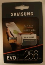 Samsung Evo Micro SDXC UHS-3 256 GB 4K Ulta HD