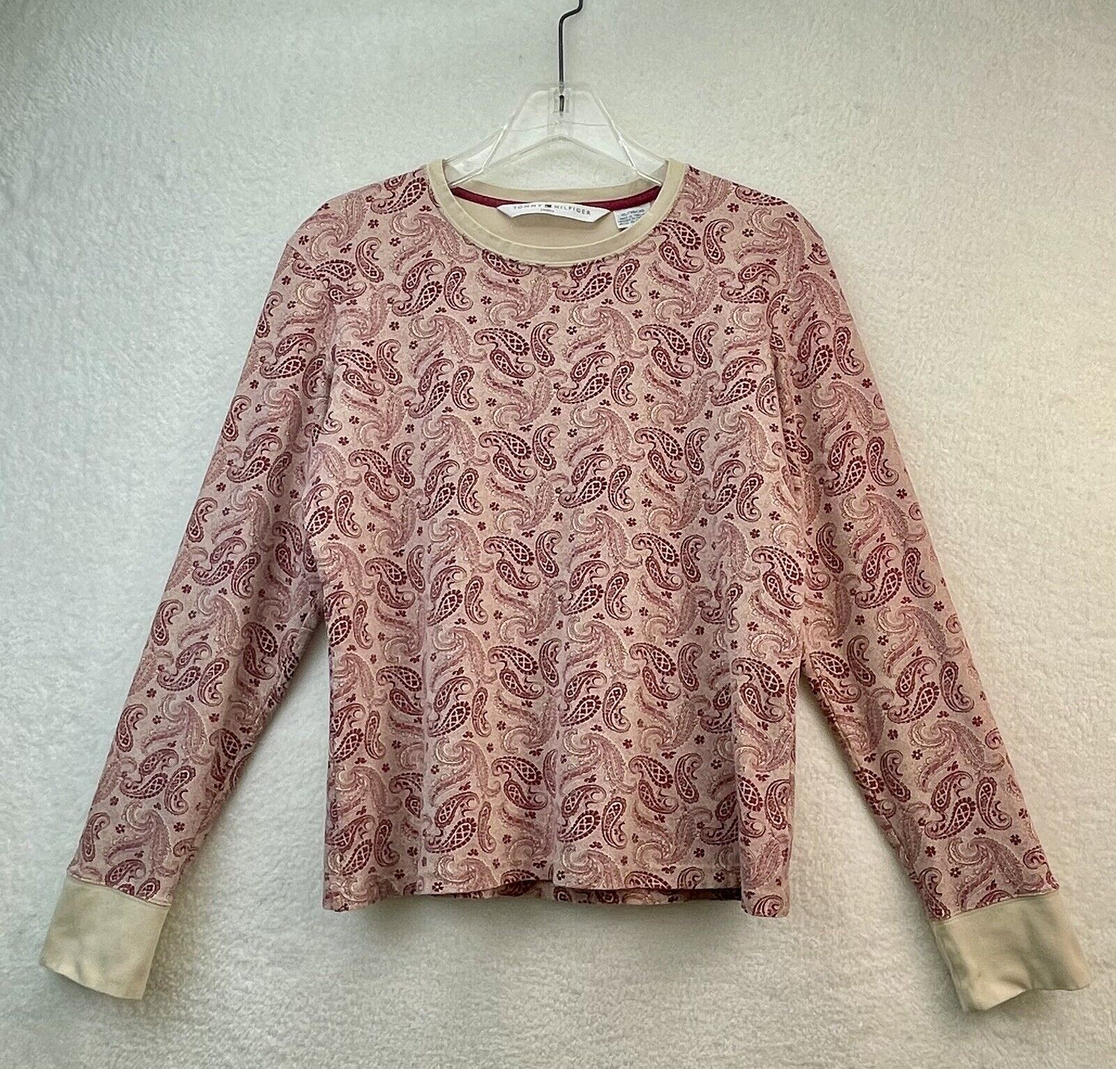 Tommy Hilfiger Jeans Womens Pullover Top XL Overa… - image 1