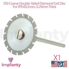 Dental Coarse Double Sided Diamond Grit Separator Flexible Saw Disc  22mm IPR
