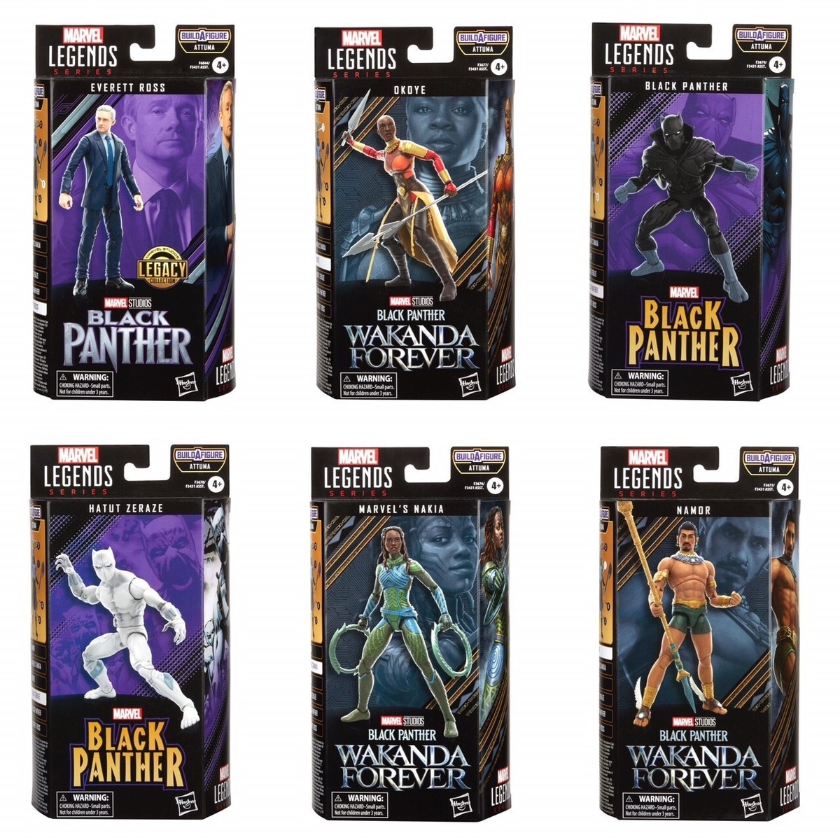 Marvel Hasbro Legends Series Black Panther Wakanda