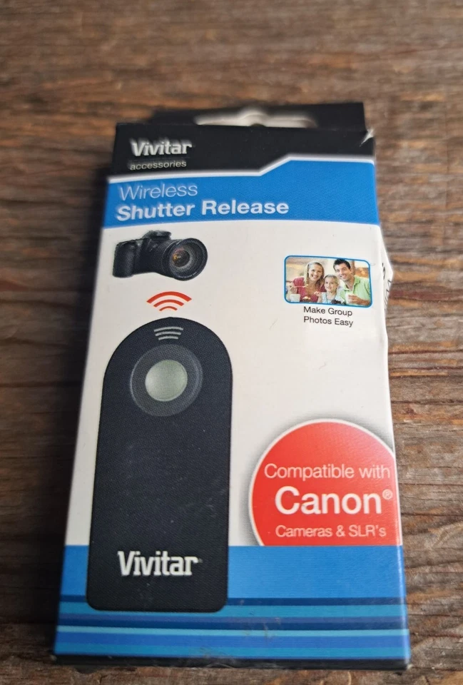 Vivitar Universal Wireless Shutter Release Remote Control for Canon New - Image 2 of 4