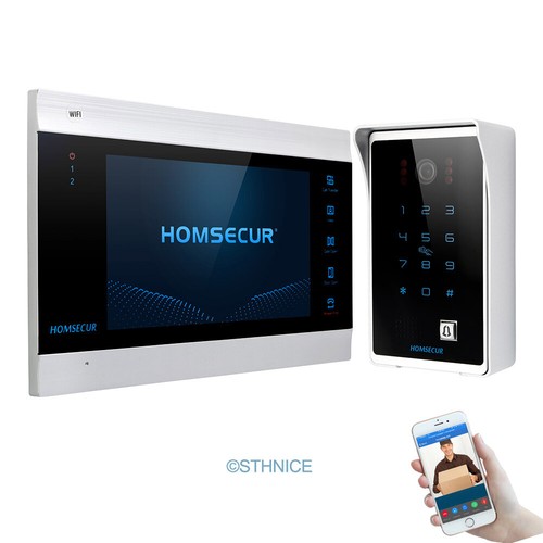 HOMSECUR 7" 4 Draht Wlan Video AHD Türklingel Gegensprechanlage Deutsches Menü - Bild 2 von 12