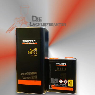 SPECTRAL Klarlack-SET VHS 565-00 /5 Min bei 60°+ VHS Härter 6115 LANG (SLOW) ...
