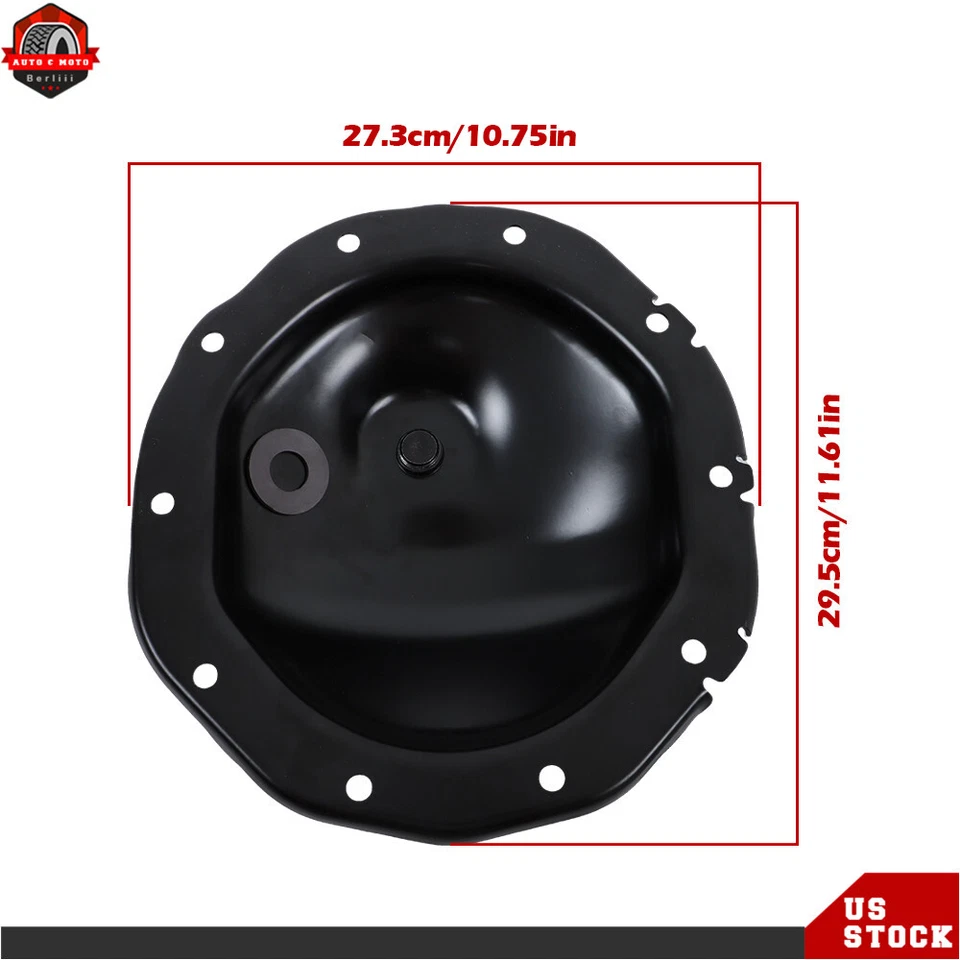 Cubierta del diferencial del eje trasero para camioneta Chevy GMC con engranaje de anillo de 8,50 Foto 3 de 4