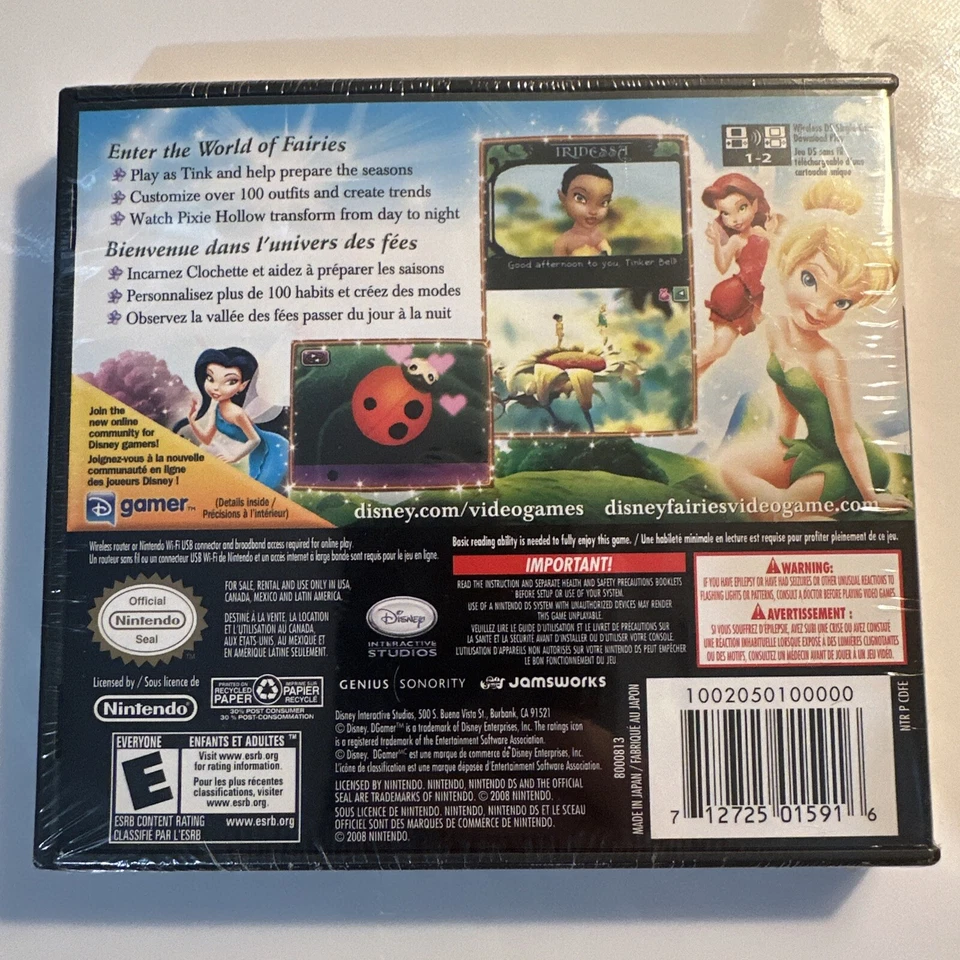 Disney Fairies: Tinker Bell - Nintendo DS Game Rare Brand New Sealed - Image 2 of 4