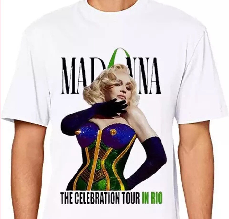 Madonna Celebration Tour Rio De Janeiro Limited Edition T-Shirt