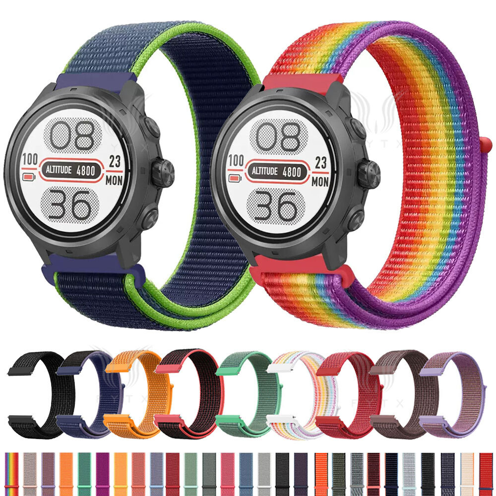Correa de reloj tejida de nailon para COROS APEX 2 Pro/APEX 42mm 46mm/PACE 2 3