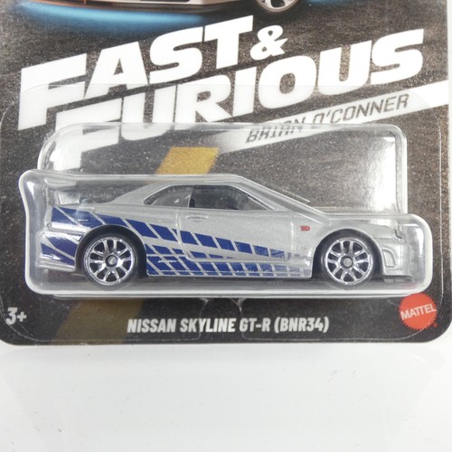 2 FAST 2 FURIOUS Nissan Skyline Brian Paul Walker Hot Wheels Toy Car Collectible - 第 16/24 張圖片