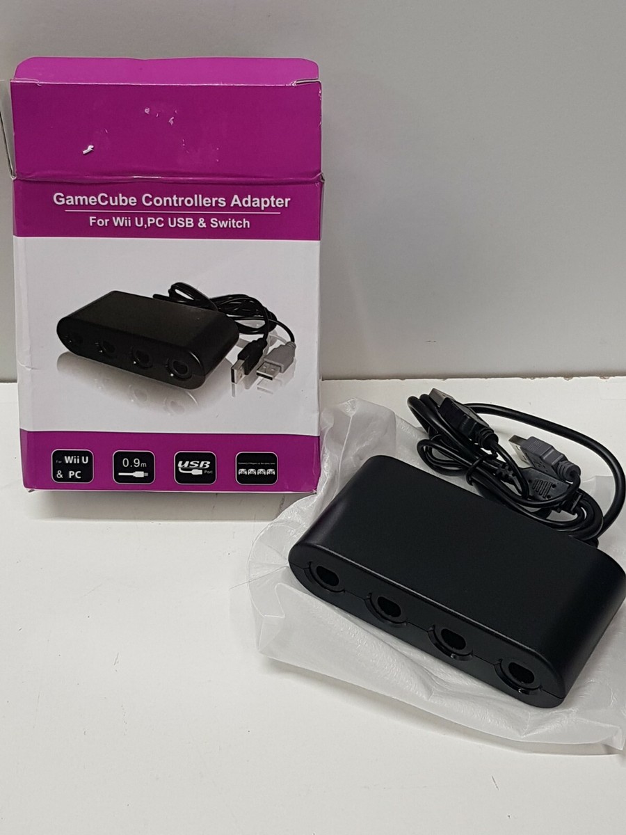 Wired adapter controllers gamecube for wii u, switch or pc