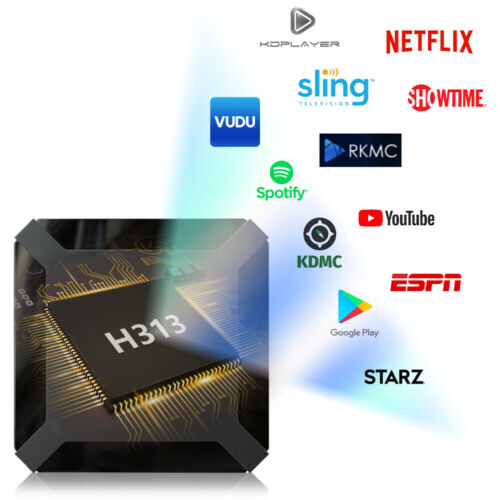 NEW Smart TV Box Android10 2GB+16GB 4K HDMI 2.4G WIFI Media Streamer UK BT 2024 - Picture 2 of 12