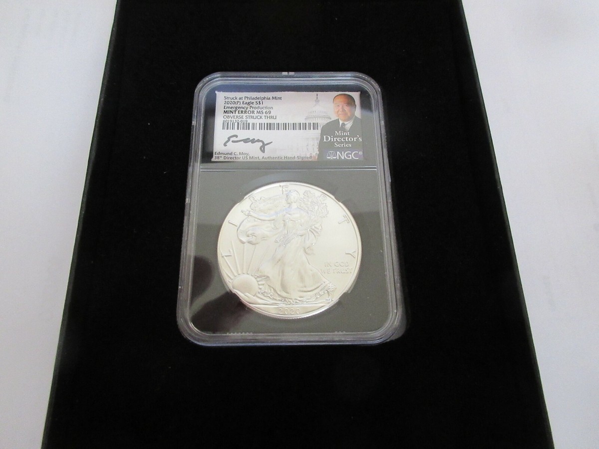 2020(P) Eagle S$1 Emergency Production Mint Error MS 69