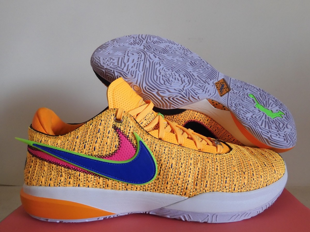 Nike Lebron XX 20 LASER ORANGE-RACER BLUE SZ 17 [DJ5423-801  display picture 3
