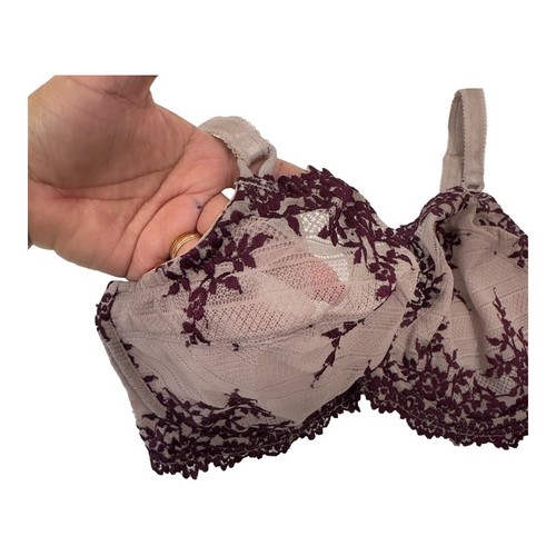 Wacoal Lace Embroidered Underwire Minimizer Bra Women SZ 36DDD Full Coverage - Picture 9 of 12