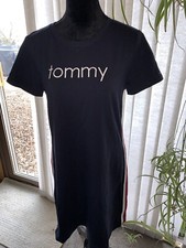 Tommy Hilfiger Women's Jersey T Shirt Dress NAVY BLUE Size MEDIUM