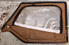 Jeep Wrangler Cj7 Yj 76-95 Spice Fabric Passenger Side Upper Door Half Freeship2