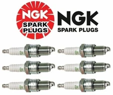 6-New NGK V-Power Copper Spark Plugs ZGR5A #5077 Made in Japan