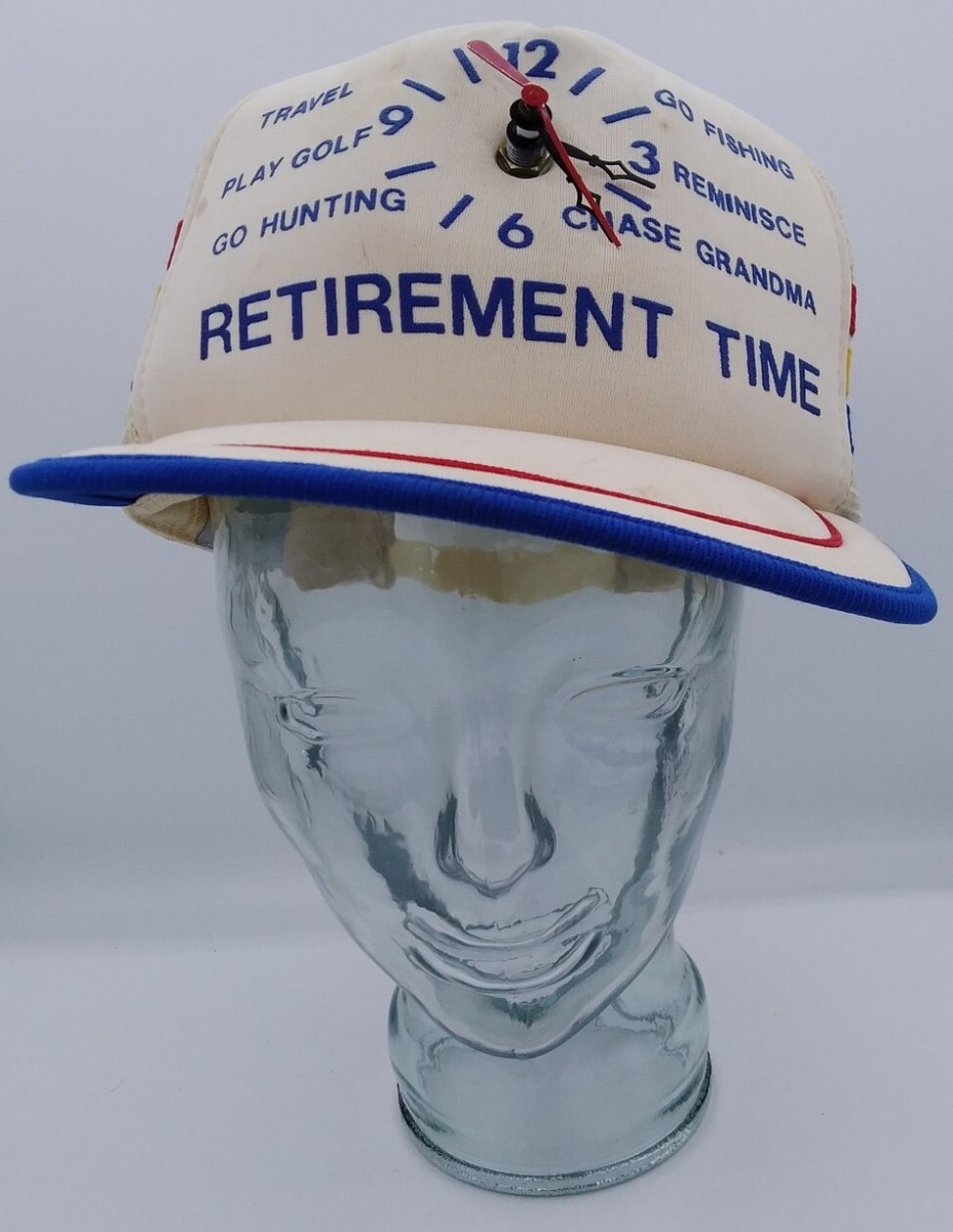 帽子 Time Inc Trucker Cap Vintage 3 Stripe Trucker Hat Cap Snapback 1980s Retirement Time