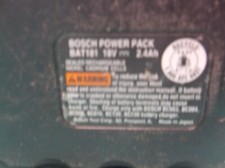 Genuine Bosch Power Pack BAT181 Battery 18V 2.4Ah Gray For Parts