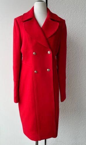 DIANE VON FÜRSTENBERG Mantel Gr. 4 Rot Damen Mantel Jacke Jacket NEU Wolle - Bild 1 von 6