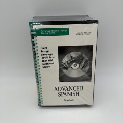 ACCELERATED INTERACTIVE LANGUAGE LEARNING LIBRARY: ADVANCED SPANISH ''NEW SEALED''