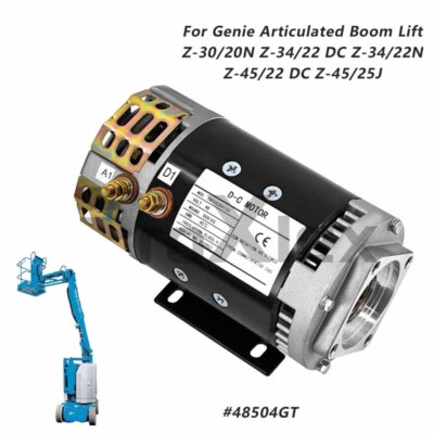 Electric Motor 48504GT 5BCG52HA100 for Genie Z30/20N Z34/22N Z45/25JDC Z45/25DC